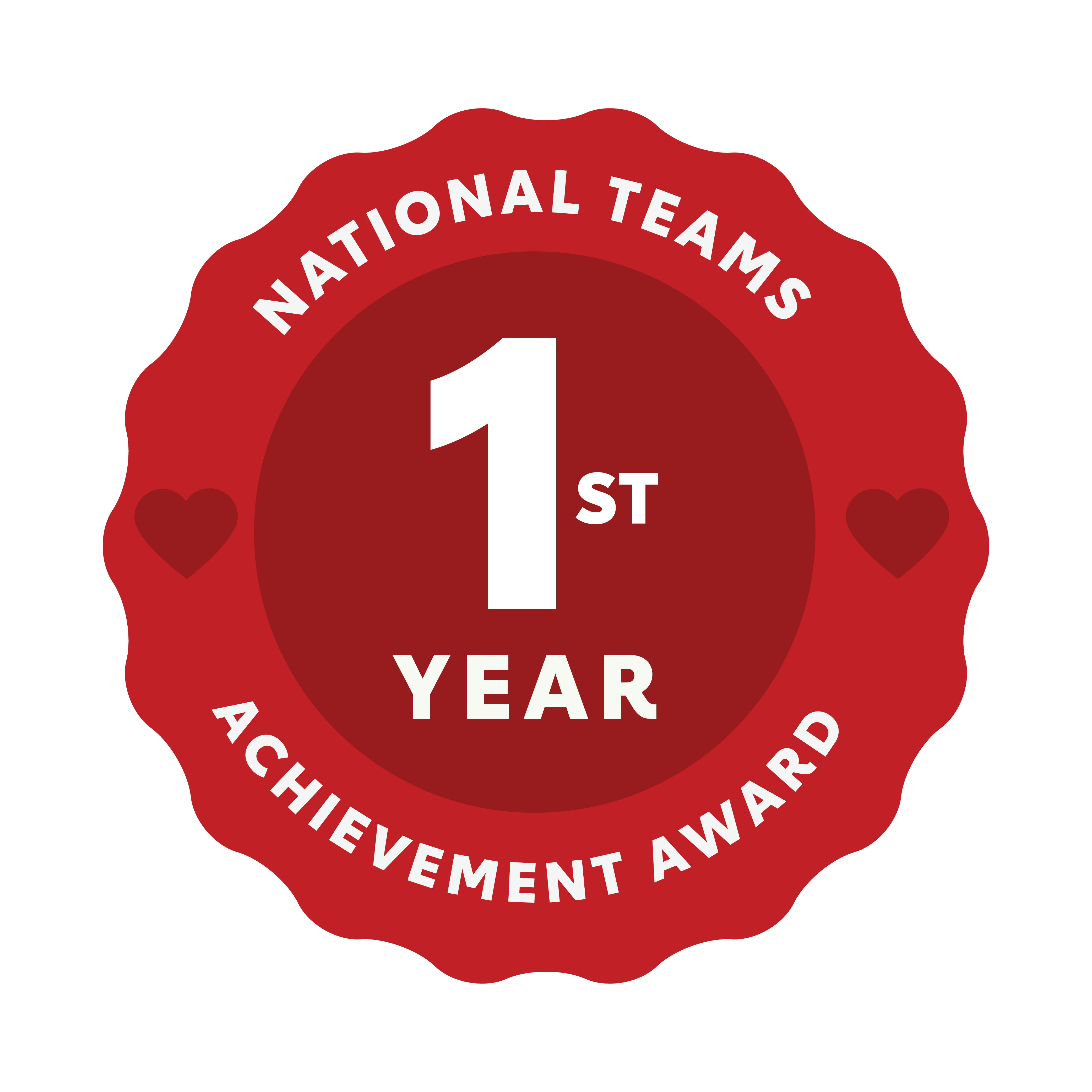 Badge - 1st Year National Teams Achievement Award