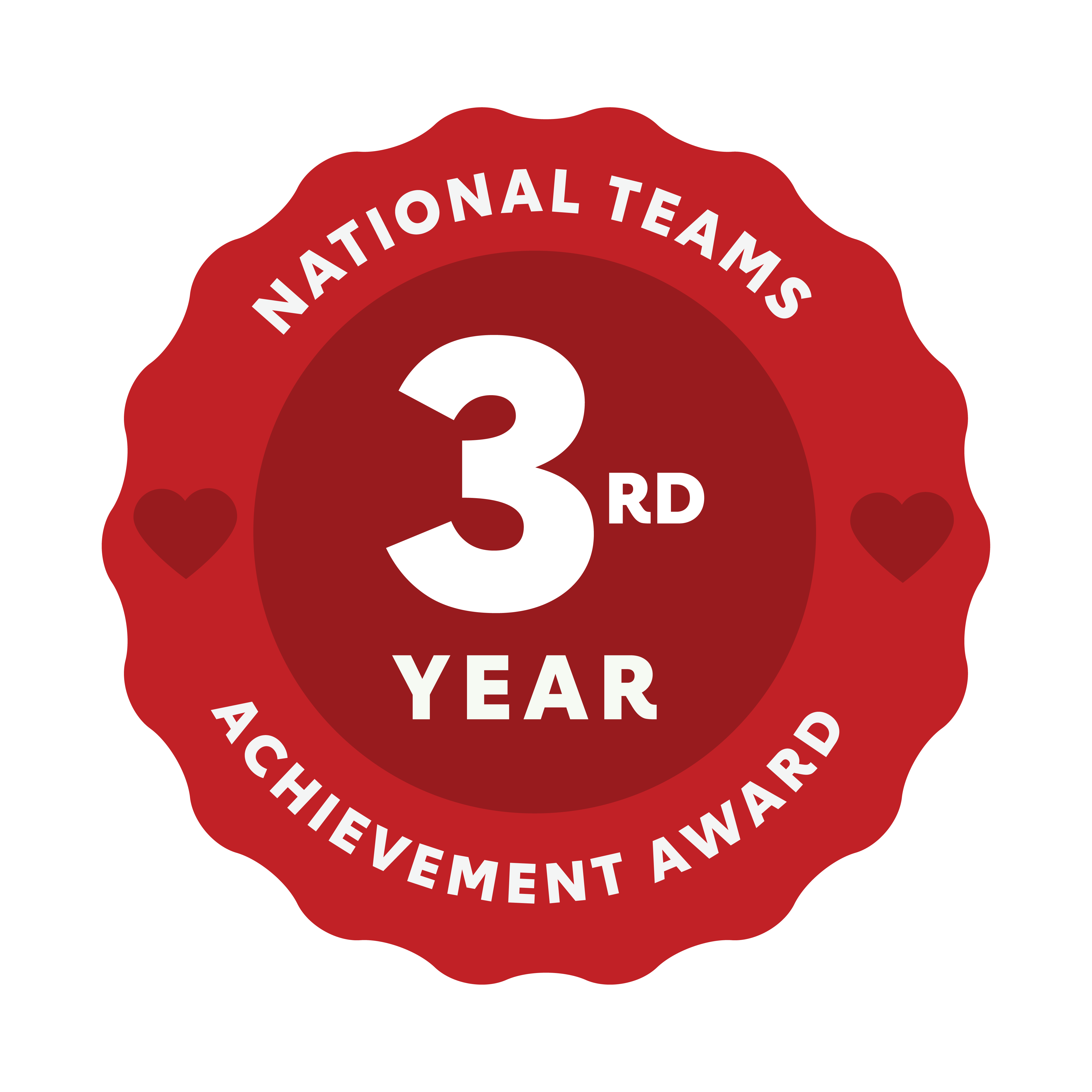 Badge - 3rd Year National Teams Achievement Award
